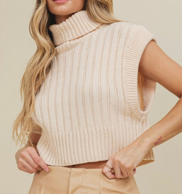 The Kristen Sweater Vest: Lightweight Knit Sleeveless Sweater - MomQueenBoutique