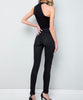 The Laura Bodysuit: One Shoulder Mock Neck Bodysuit - MomQueenBoutique