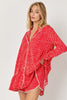 The Luxy Love PJ Set: Red Heart Pajama Robe Set - MomQueenBoutique