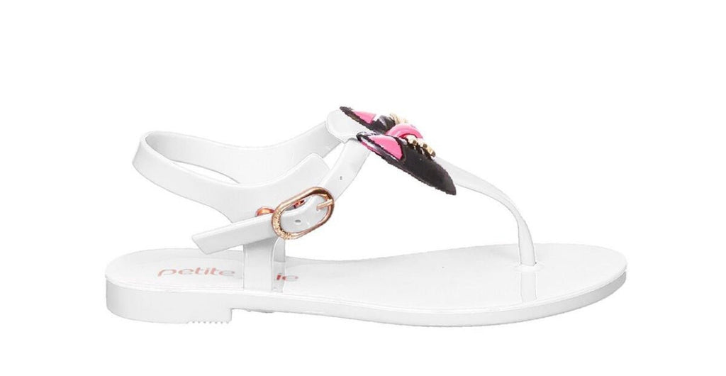 The Mackenzie Sandals: Girls Jelly Thong Kitty Sandal - MomQueenBoutique