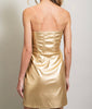 The Madeline Dress: Strapless Pleather Dress - MomQueenBoutique