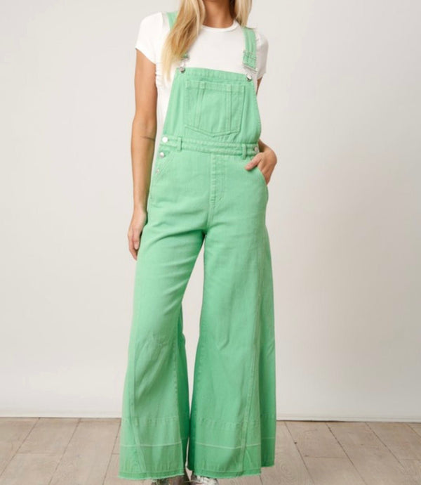 The Mallory Overalls: Denim Overalls - MomQueenBoutique