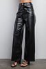 The Melissa Pants: High Waisted Pleather Pants - MomQueenBoutique