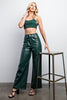 The Melissa Pants: High Waisted Pleather Pants - MomQueenBoutique