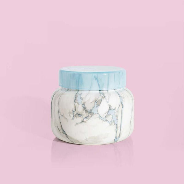 The Modern Marble Blue Jean Capri Blue Candle - MomQueenBoutique
