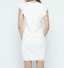 The Nina Dress: Layered Ruffle Short Sleeve T-Shirt Dress - MomQueenBoutique