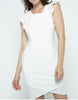 The Nina Dress: Layered Ruffle Short Sleeve T-Shirt Dress - MomQueenBoutique