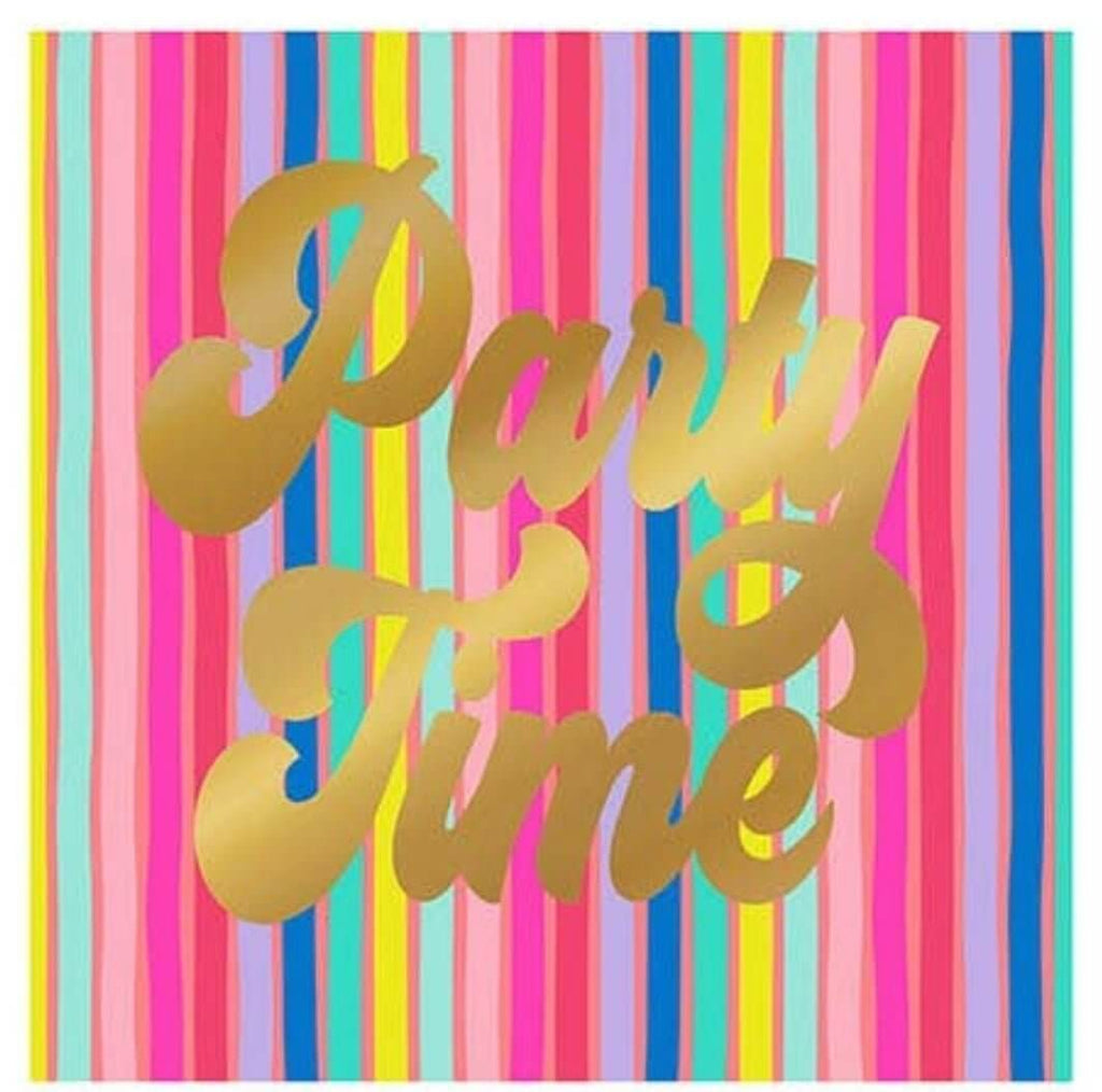 The Party Time Napkins: Beverage Napkins - MomQueenBoutique