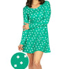 The Patty’s Day Dress: Womens Clover Confetti Dress - MomQueenBoutique