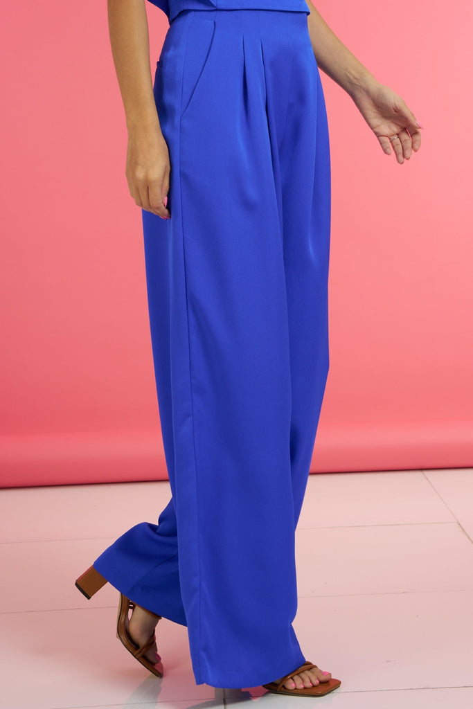 The Priscilla Pants: Wide Leg High Waisted Pant - MomQueenBoutique