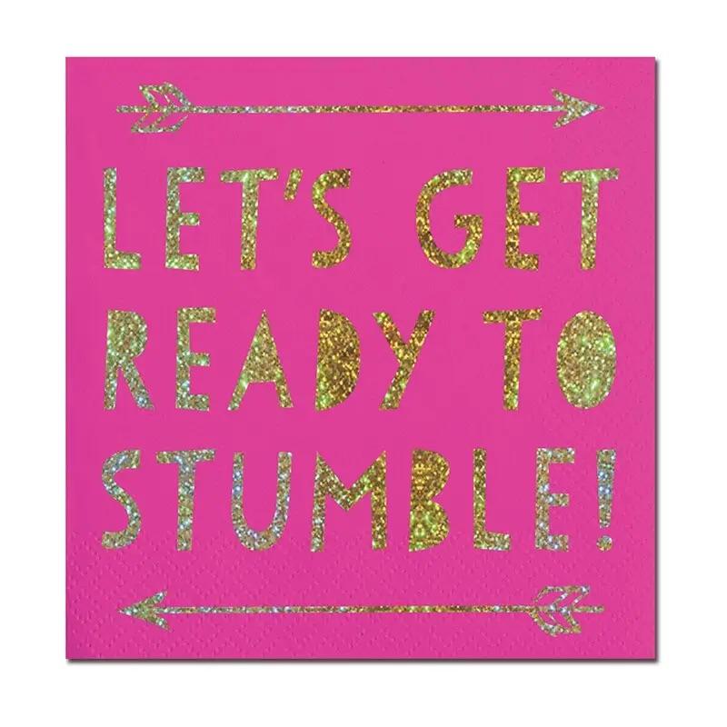 The Ready To Stumble Napkins: - MomQueenBoutique