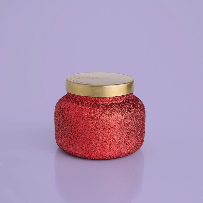 The Red Glitter Volcano 19oz Candle By Capri Blue - MomQueenBoutique
