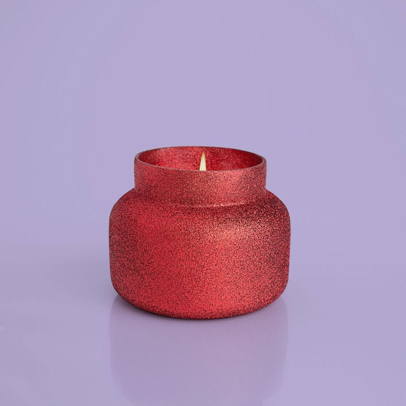 The Red Glitter Volcano 19oz Candle By Capri Blue - MomQueenBoutique