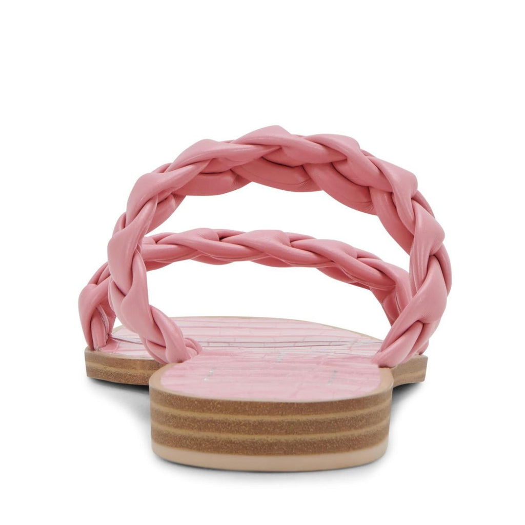 The Rose Sandal: Pink Twisted Rope Style Sandals - MomQueenBoutique