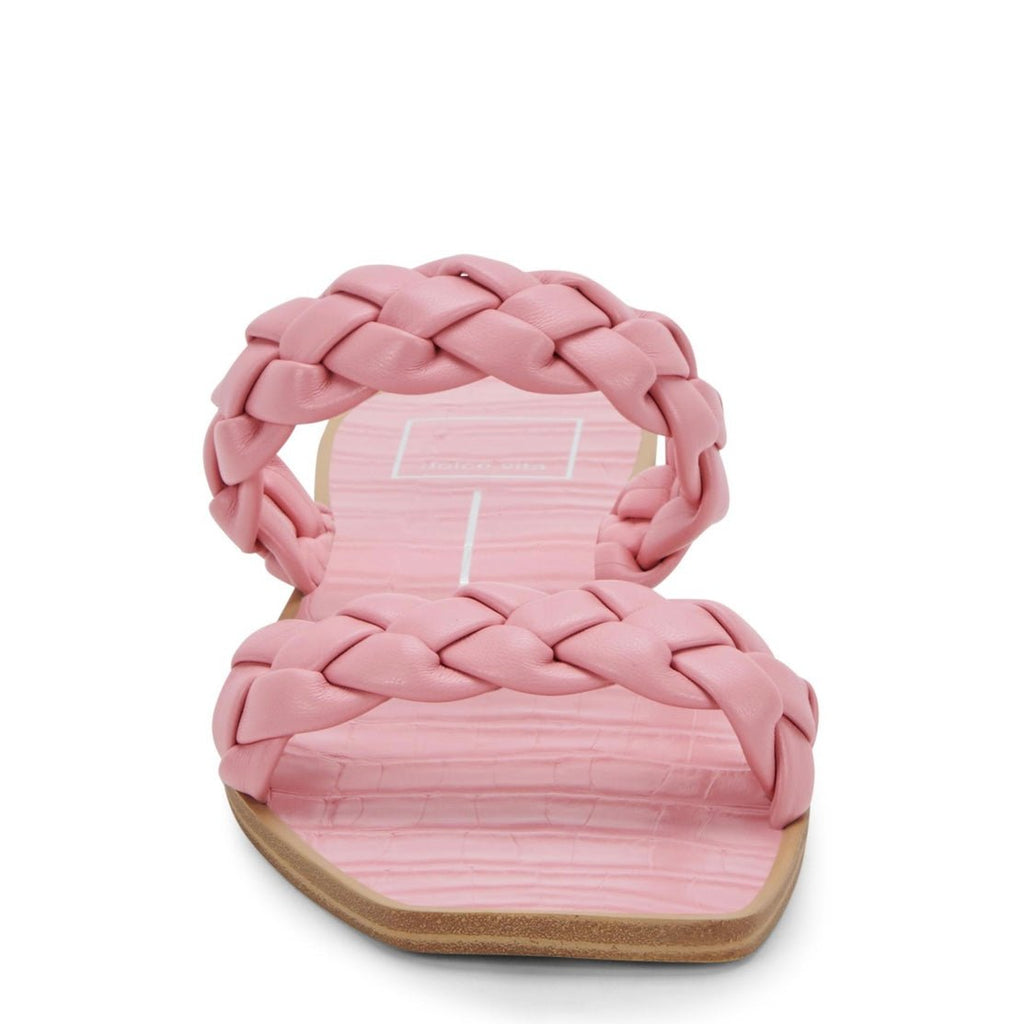 The Rose Sandal: Pink Twisted Rope Style Sandals - MomQueenBoutique