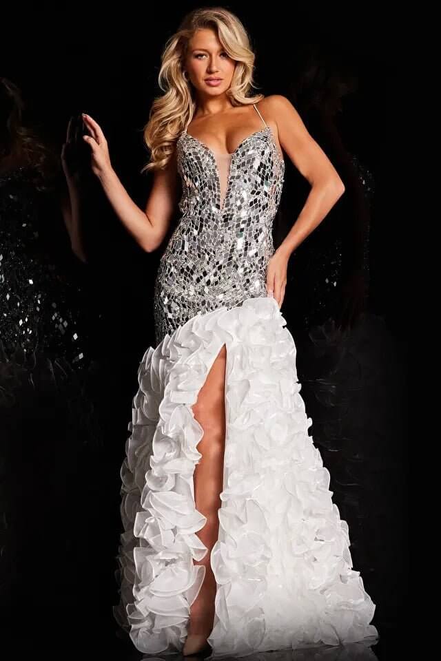 The Samantha Gown: Long Formal Prom Dress - MomQueenBoutique