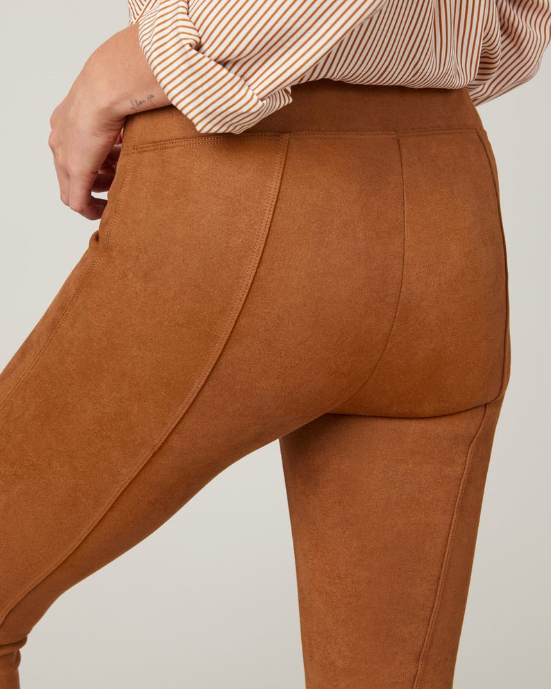 The SPANX Faux Suede Leggings - MomQueenBoutique