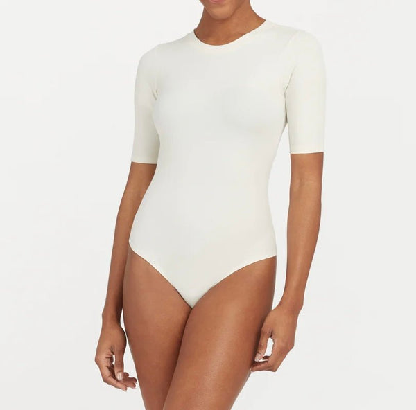 The SPANX Suit Yourself Ribbed Crewneck Bodysuit - MomQueenBoutique