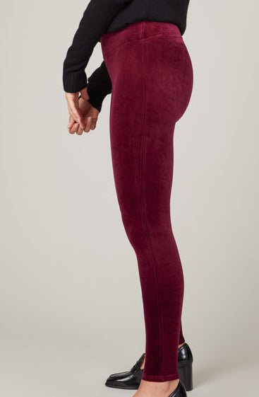 SPANX, Pants & Jumpsuits, Spanx High Rise Velvet Leggings Black Womens  Medium