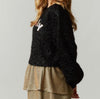 The Spooky In Sequins Top: Sparkly Halloween Sequins Top - MomQueenBoutique