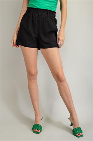 The Stacey Shorts: High Waisted Paper Bag Shorts - MomQueenBoutique