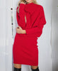 The Sutton Dress: Long Sleeve Midi Length Sweater Dress - MomQueenBoutique