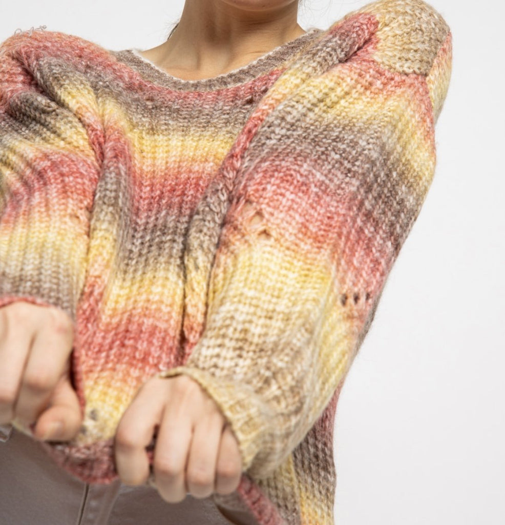 The Sydney Sweater: Multi Color Sweater - MomQueenBoutique