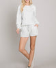 The Talia Set: Soft Terry Knit Short Set - MomQueenBoutique