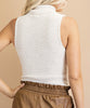 The Talyn Top: Sleeveless Kint Turtleneck - MomQueenBoutique