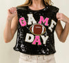 The Touch Down Tanks: Sequins Game Day Tops - MomQueenBoutique