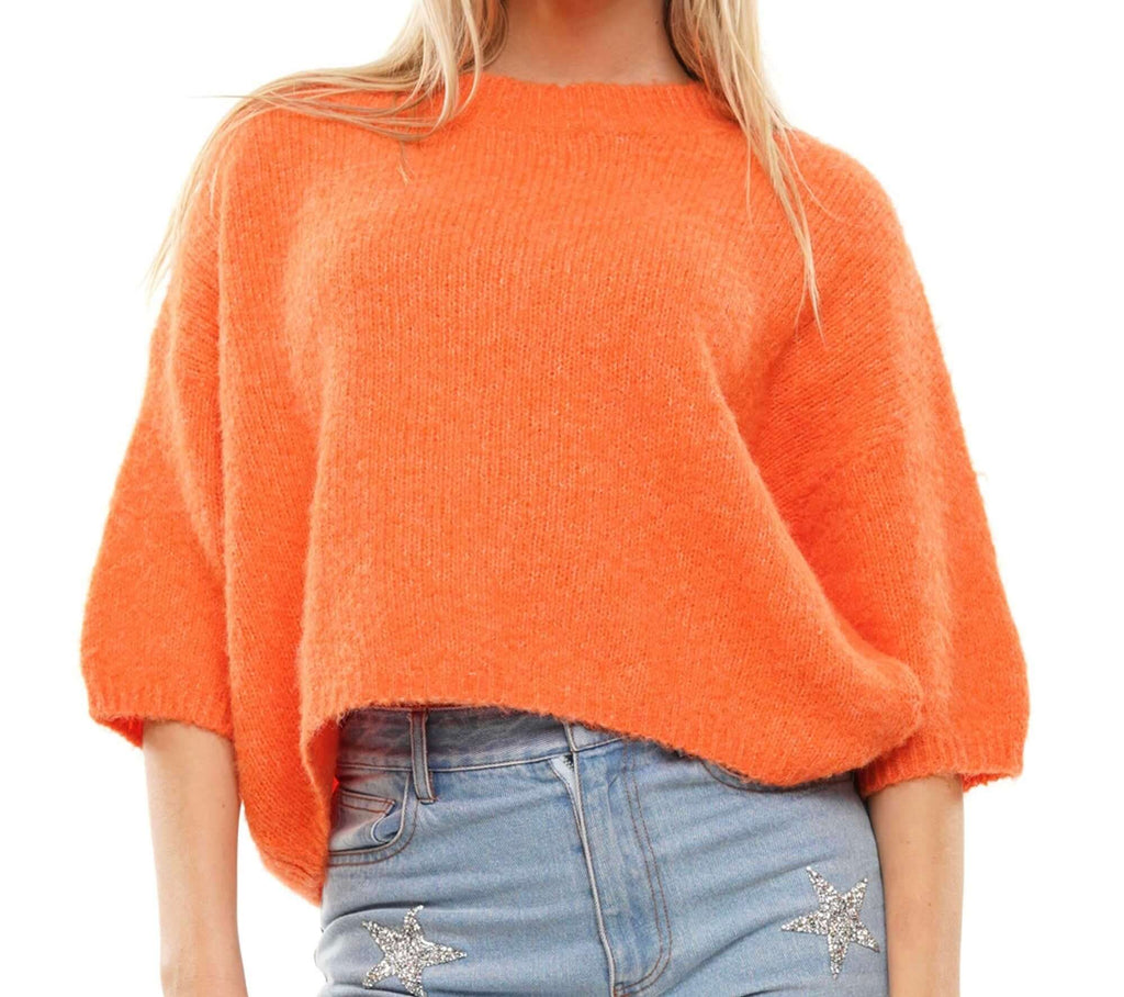 Super Soft sold Sweater Orange Small