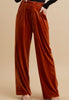 The Vanessa Pants: Wide Leg Velvet Pants - MomQueenBoutique