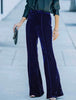 The Veronica Pants: Velvet Bell Bottom Pants - MomQueenBoutique