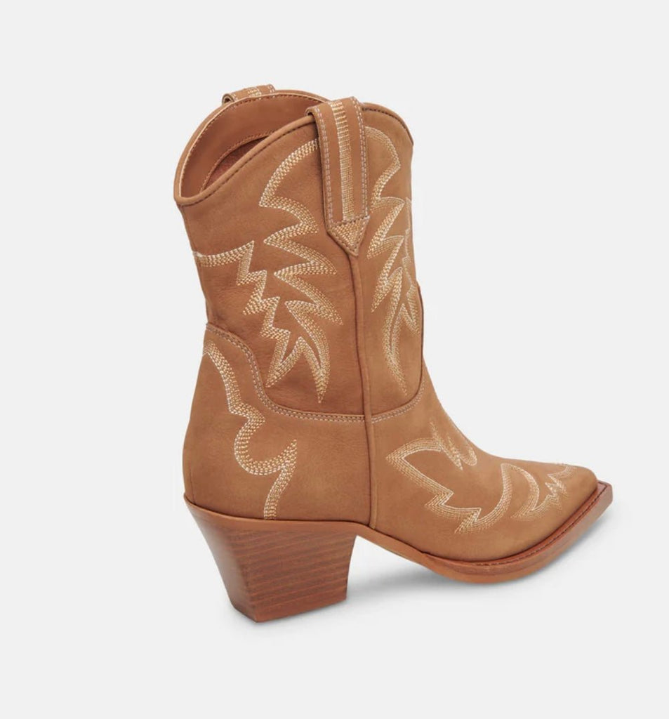 The Whiskey & Spice Boots: Embroidered - MomQueenBoutique