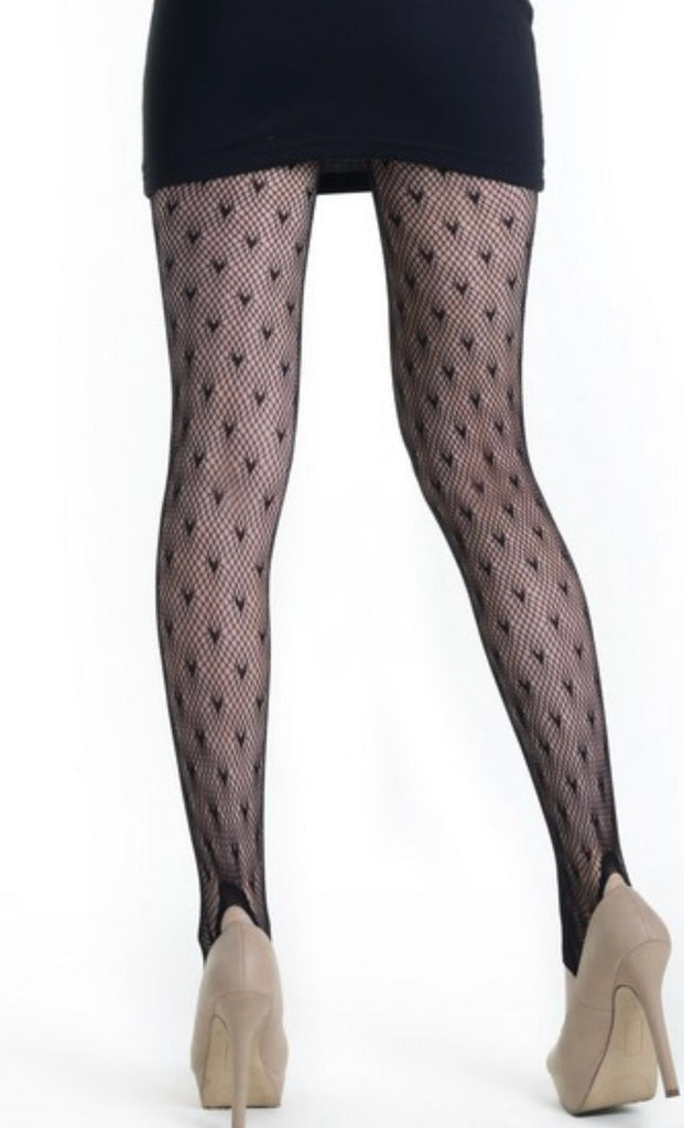 The Winter Tights: Sheer Patterned Black Tights - MomQueenBoutique