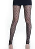 The Winter Tights: Sheer Patterned Black Tights - MomQueenBoutique