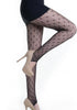 The Winter Tights: Sheer Patterned Black Tights - MomQueenBoutique