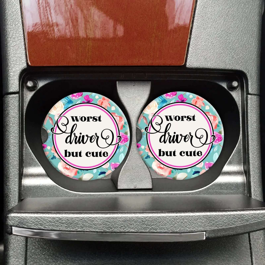 The Worst Driver Car Coaster - MomQueenBoutique
