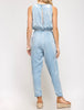 The Zoey Jumpsuit: Sleeveless Chambray Jumpsuit - MomQueenBoutique