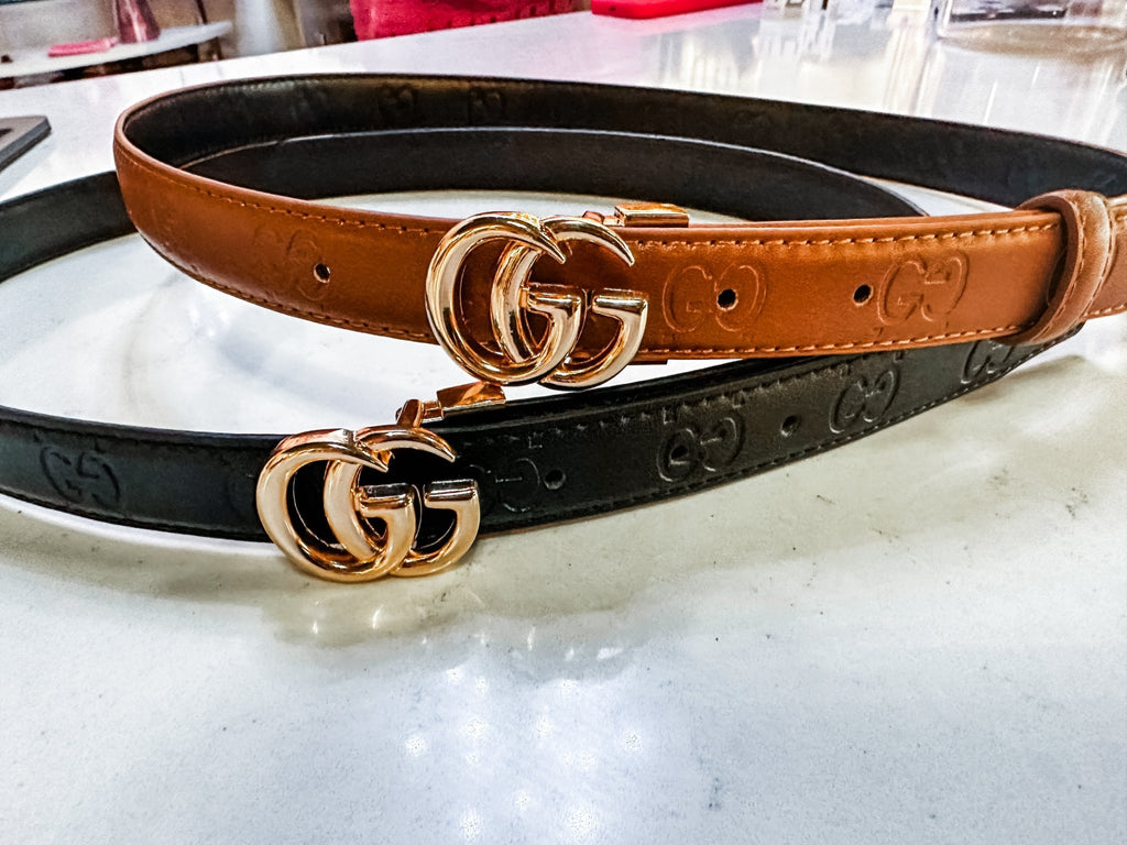 Thin GG Belts - MomQueenBoutique